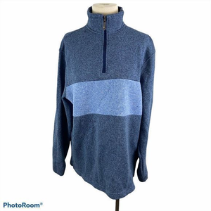 🌿4/$35 🌿HAGGAR Blue Zip Up‎ Sweater
